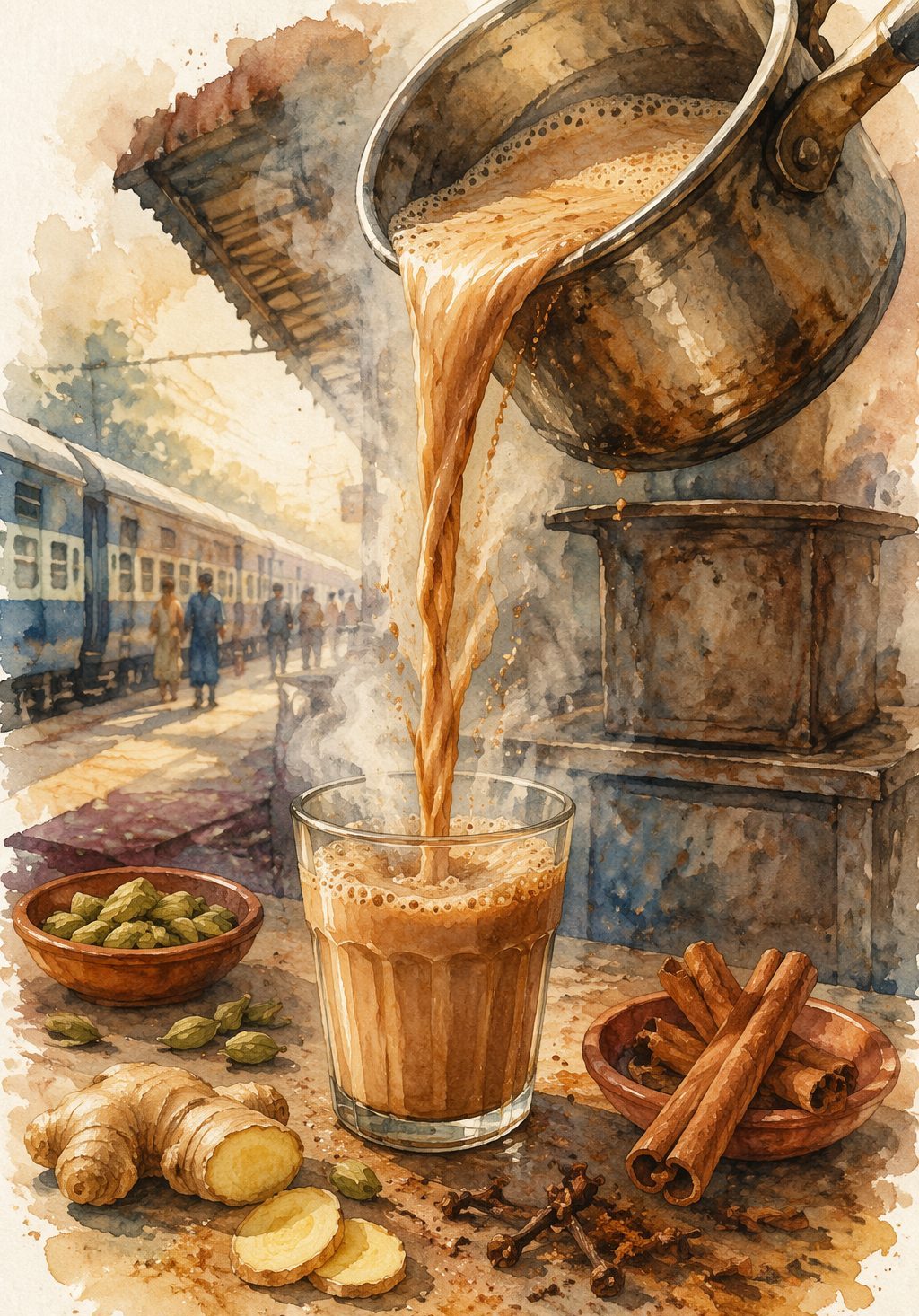 Masala Chai, Poured High