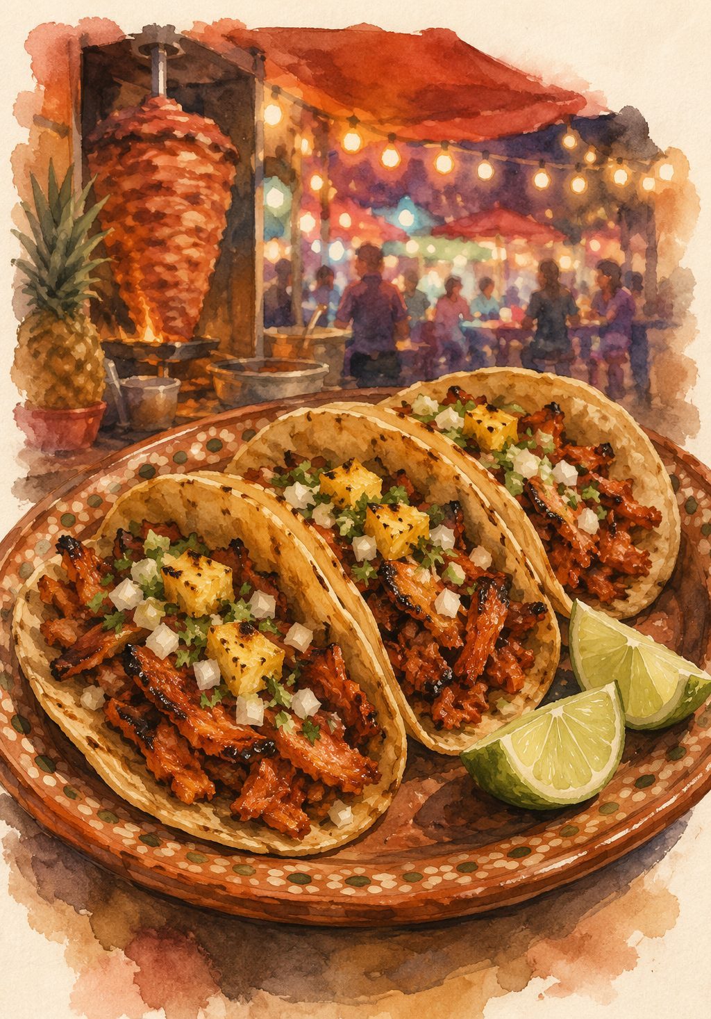Tacos al Pastor, Mexico City Nights